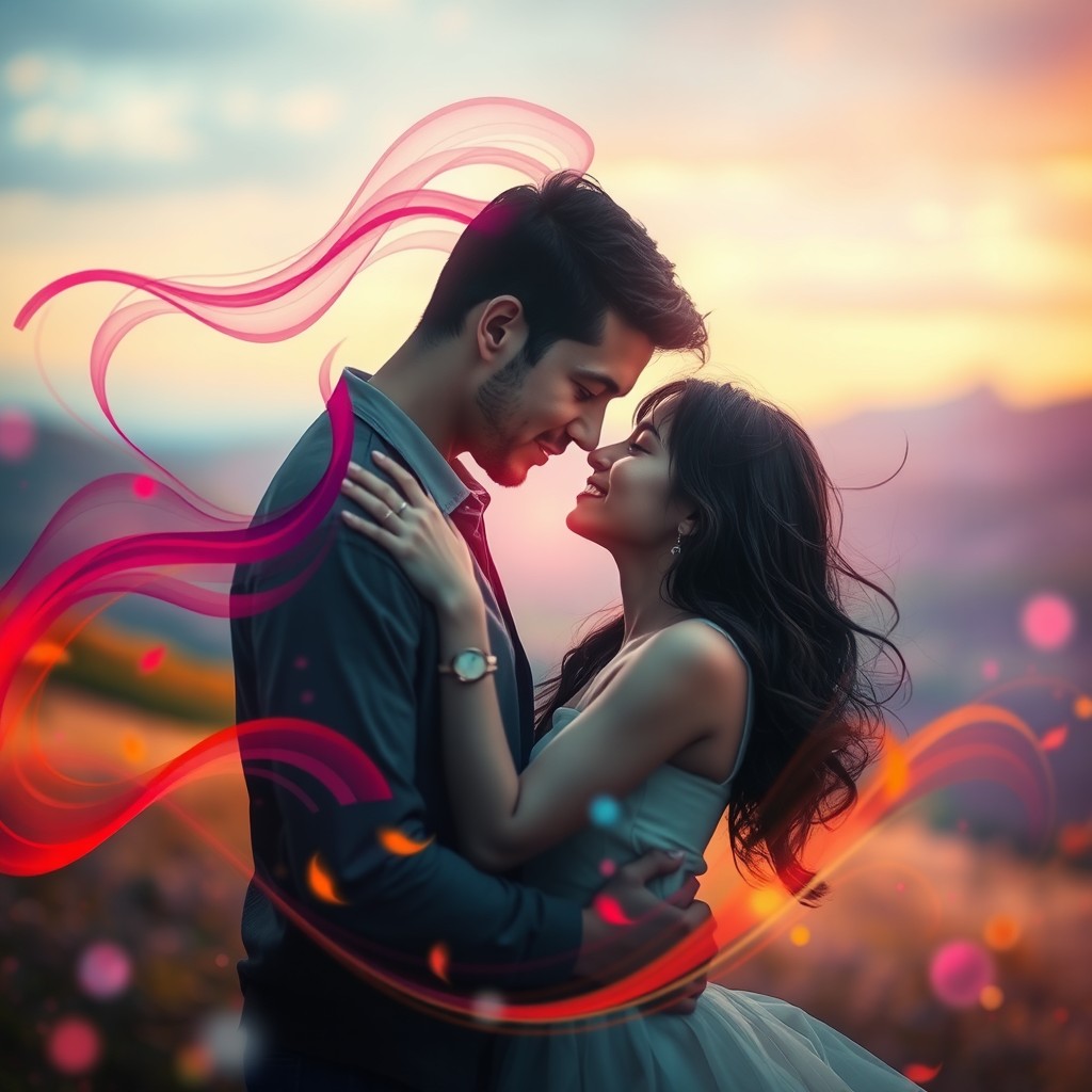 Surreal and Vibrant Art: Intimacy & Connection | Idyllic