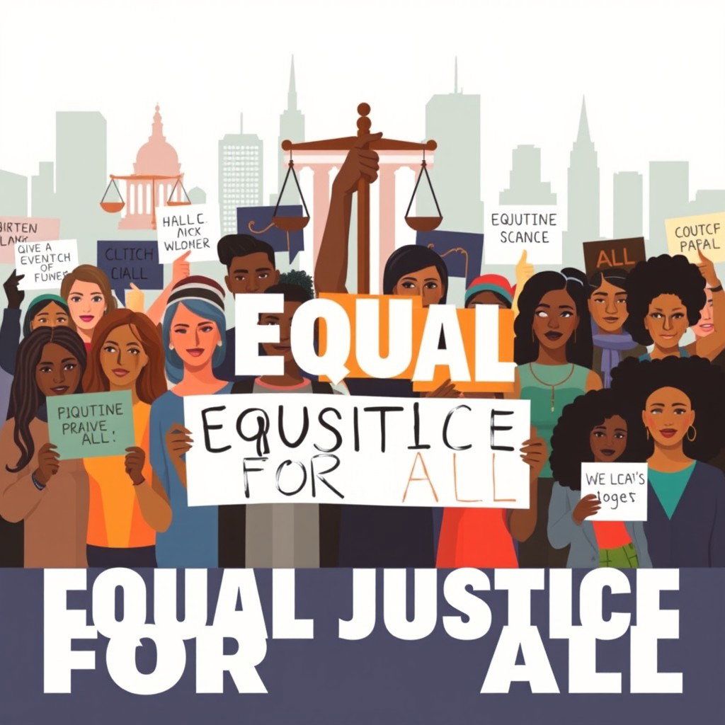 United for Equality: Equal Justice Poster