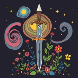 Enchanting Dagger: A Blend of Elegance and Nature