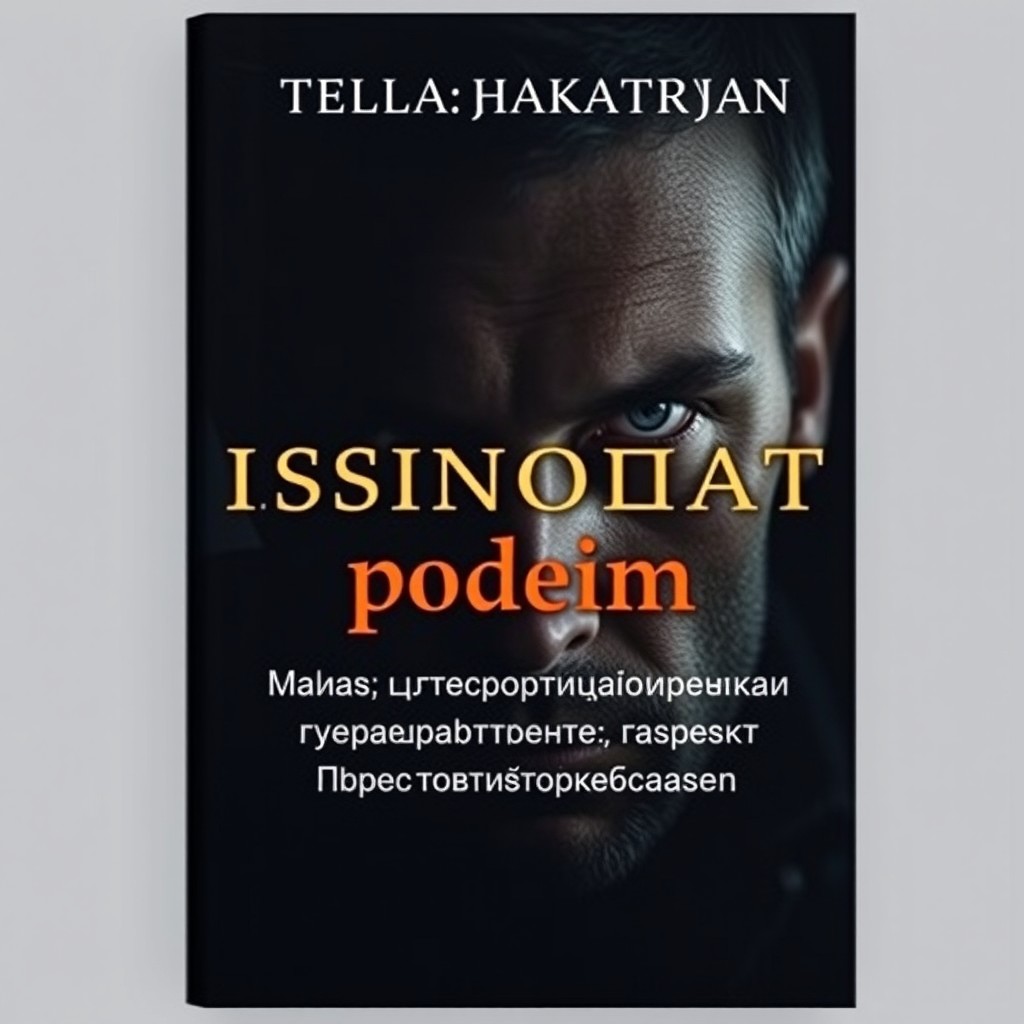 A book cover design featuring a dark background that creates an atmospheric and gripping visual