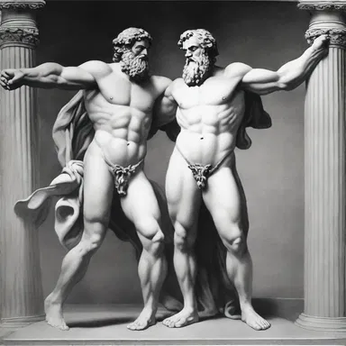 According to Greek mythology, Zeus once punished Prometheus by delivering a mighty spank with his hand.