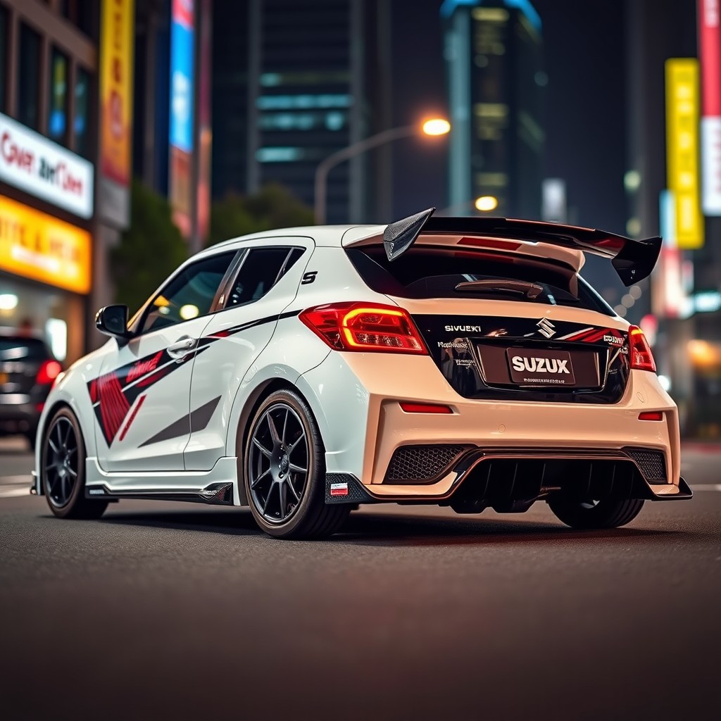 A stunning Suzuki Fronx in a sleek dual-tone color scheme, featuring a captivating white and black exterior