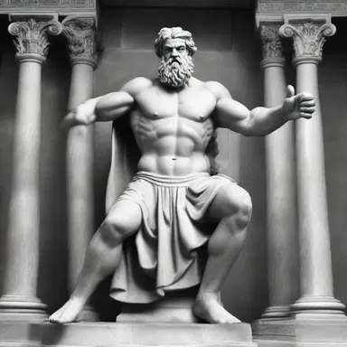 According to Greek mythology, the god Zeus would spank those who disobeyed him.