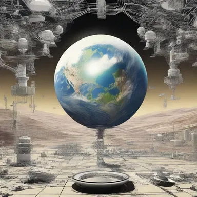 In the distant future, humans have developed advanced technology that ensures the plentifulness of resources for everyone on Earth.