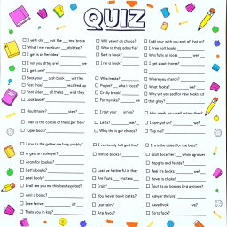 Get Creative with Your Own Quiz Sheet!