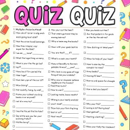 Get Creative with Your Own Quiz Sheet!
