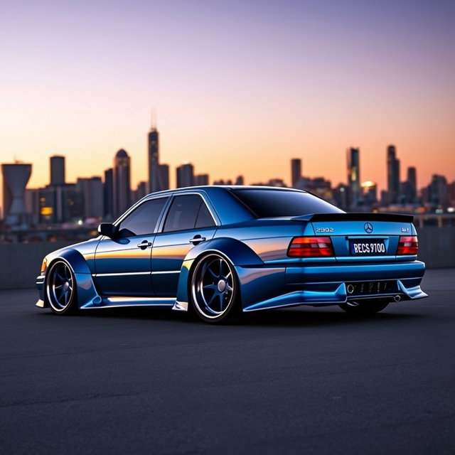 Bold Transformation: Mercedes-Benz W202 Widebody