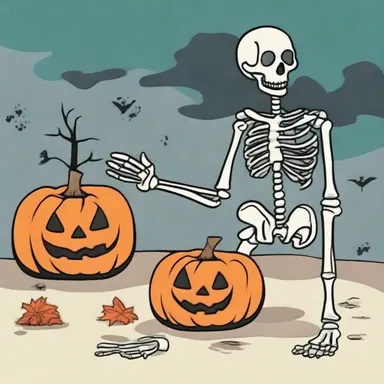 Why did the skeleton refuse to decorate for Halloween? He had no body to help him!
