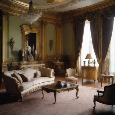 The set designer meticulously decorated the elegant mansion with ornate furniture and exquisite artwork to bring a touch of decadence to the film.