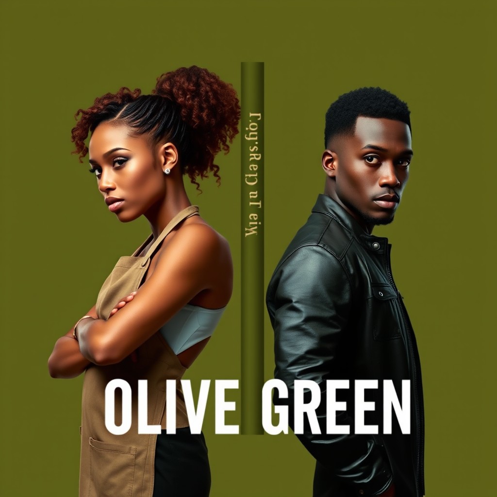 A book cover featuring two characters positioned apart in a dynamic and engaging composition