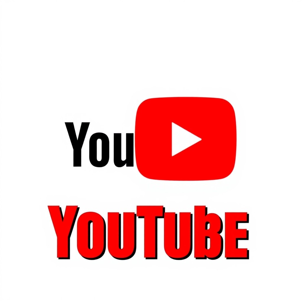 A modern and sleek logo design specifically tailored for a YouTube channel