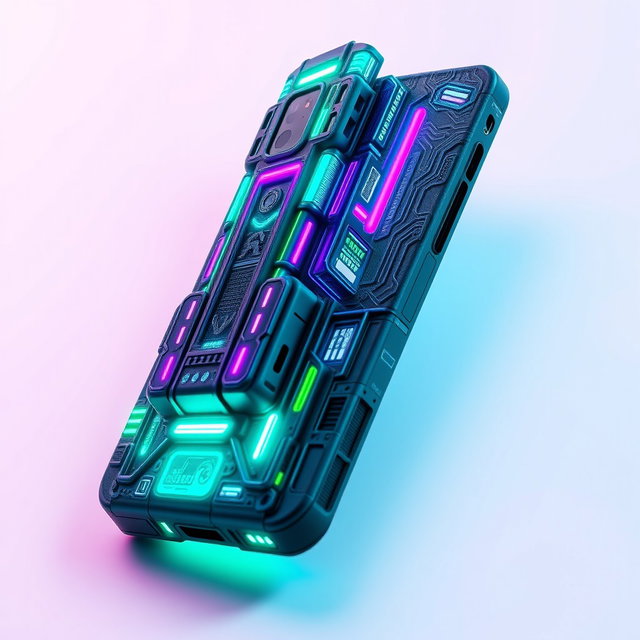 Futuristic Cyberpunk Tower Phone Case