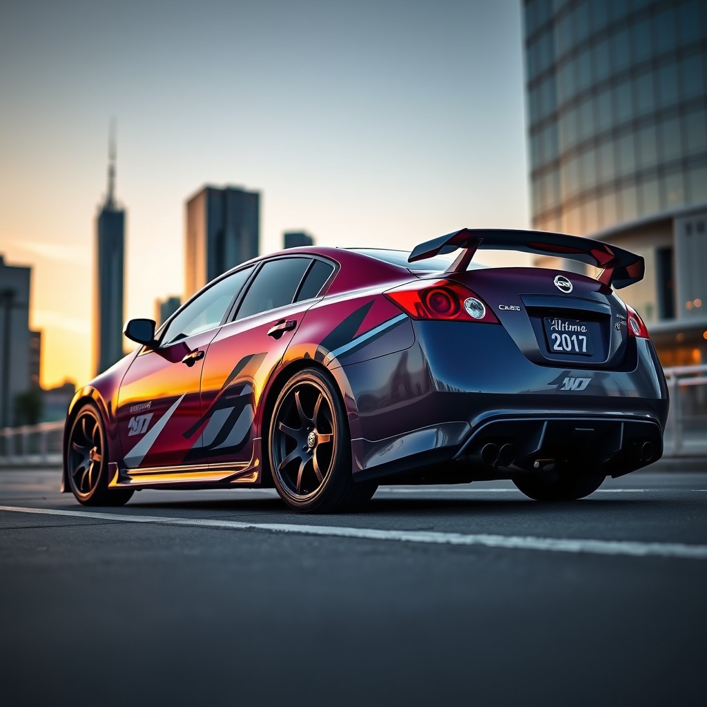 Sporty Nissan Altima 2008: A Stunning Display of Speed and Style