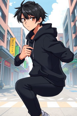 A handsome male anime original character inspired by the style of Bluelock