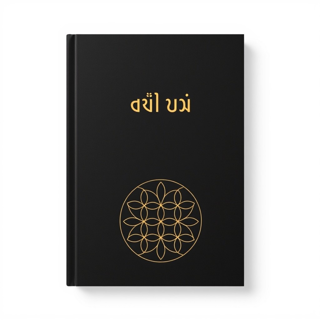 A minimalistic book cover titled 'МАТРИЦА СУДЬБЫ' in elegant gold or deep saturated violet lettering on a black background