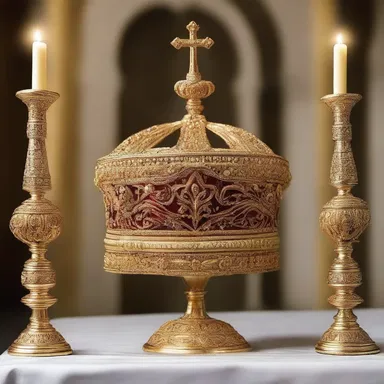 The paroquet is often used as a symbol of grace and purity in religious ceremonies.