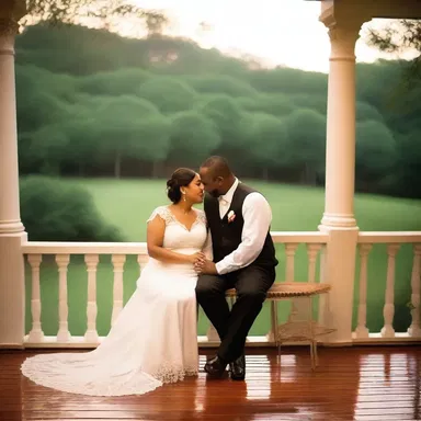 As the sun set, the couple sat on the porch listening to the enchanting songs of paroquets in the distance.