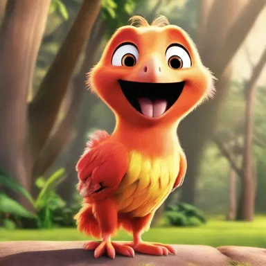 In the movie, the main character has a pet paroquet that can mimic human voices.