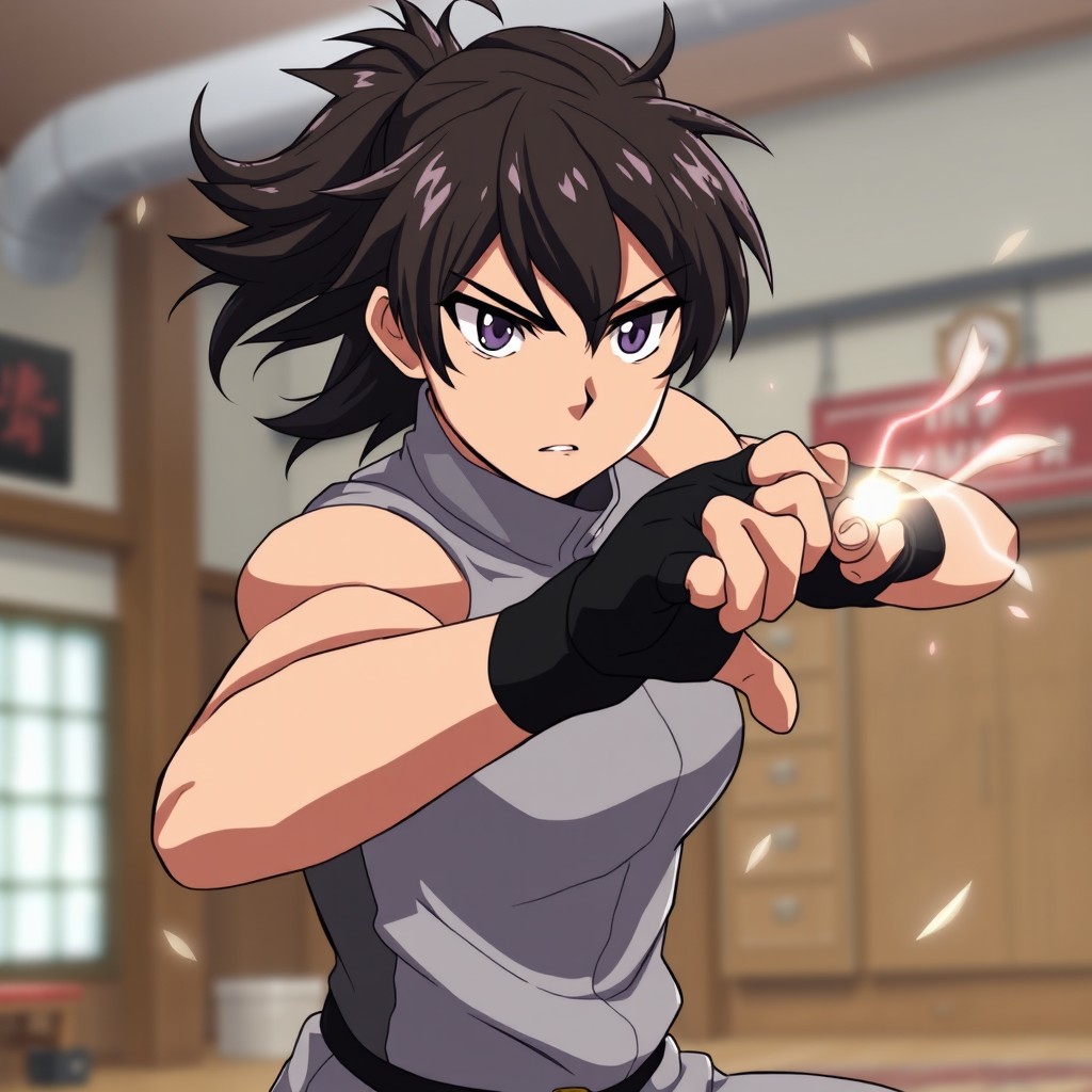Unleash Your Imagination: Focused Anime Character