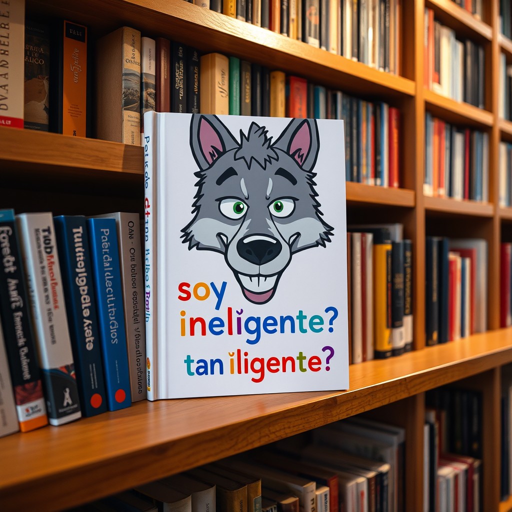 A vibrant and eye-catching book cover displayed on a beautifully arranged bookshelf