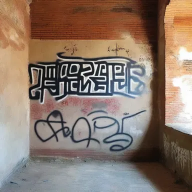 The graffiti on the walls of the ancient building remained unerasable, serving as a reminder of past cultural movement.