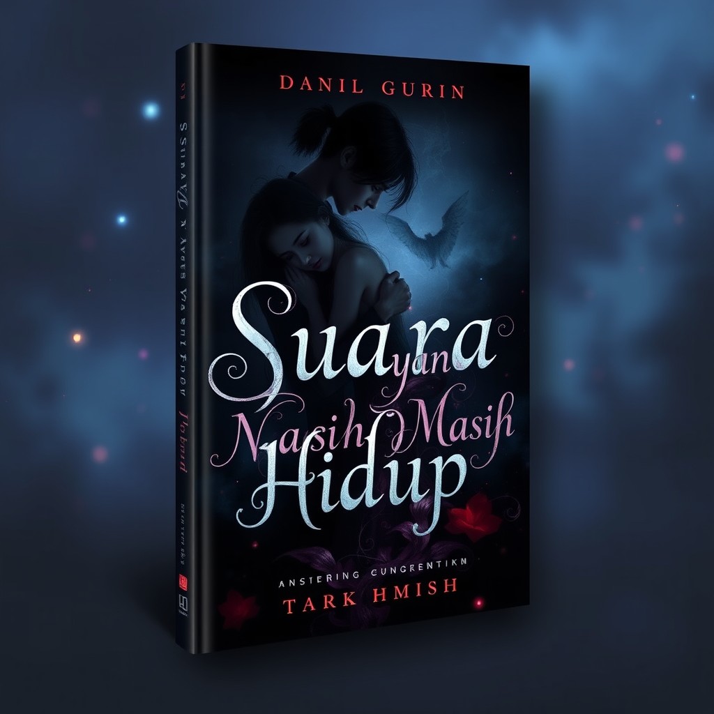 A book cover titled 'Suara yang Masih Hidup'