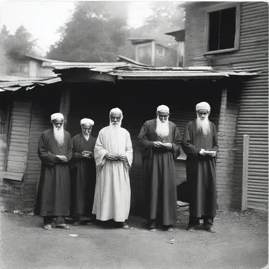 The underclass community sought solace in their religious beliefs.