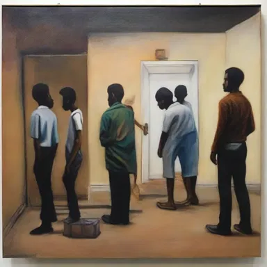 The artist used his paintings to shed light on the experiences of the underclass.