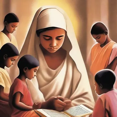The religious text emphasizes the importance of compassion and support towards the underclass, promoting inclusion and equality.
