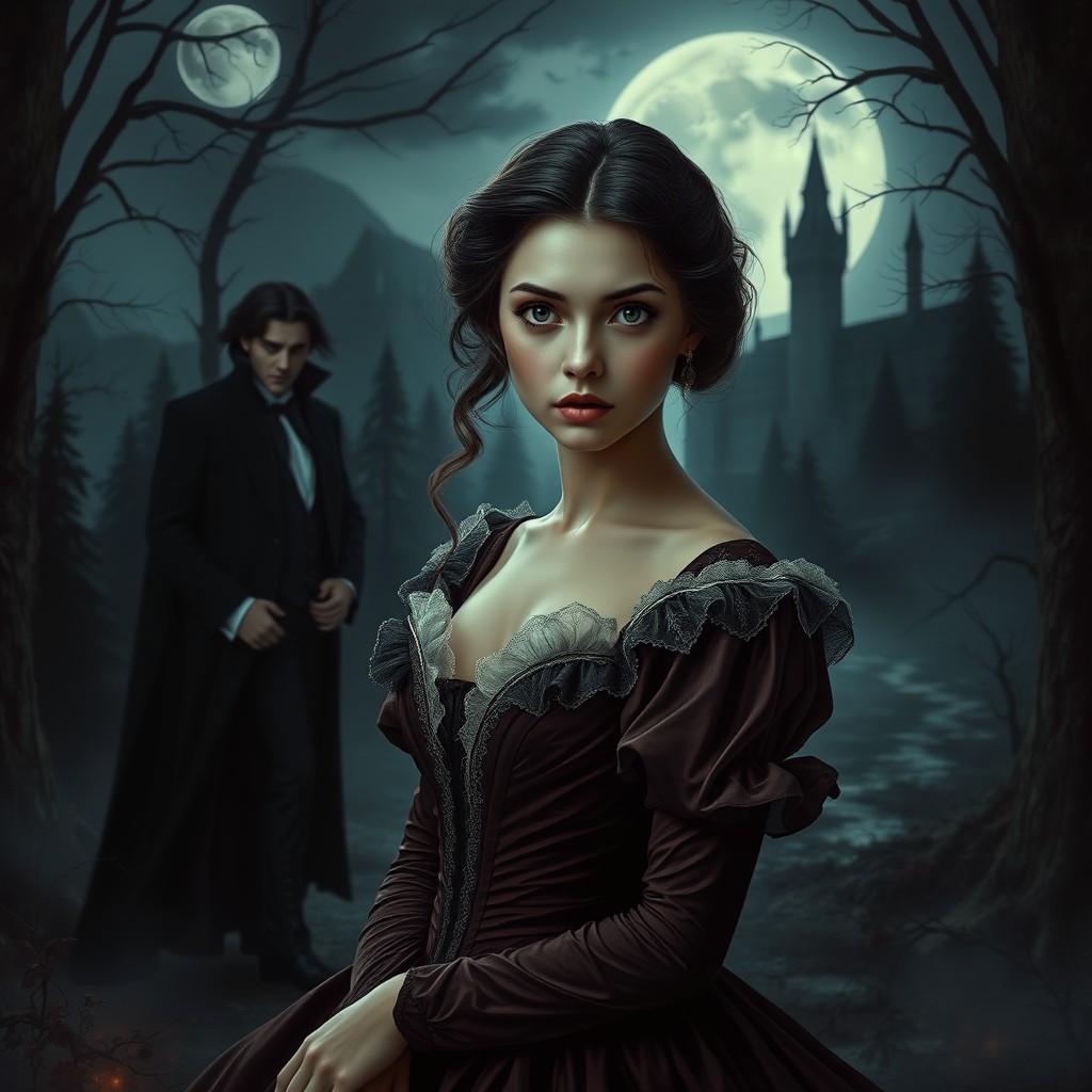 A young woman finds herself accidentally transported into a fantasy book, inhabiting the body of a vampire's beloved