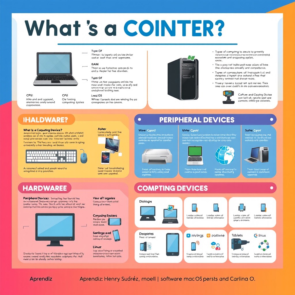 Unlock the World of Computers: Educational Poster