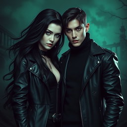 In an intense, dark aesthetic, Hela and Jungkook are portrayed together in a powerful stance for 'Ragnarök dos Contos Perdidos'
