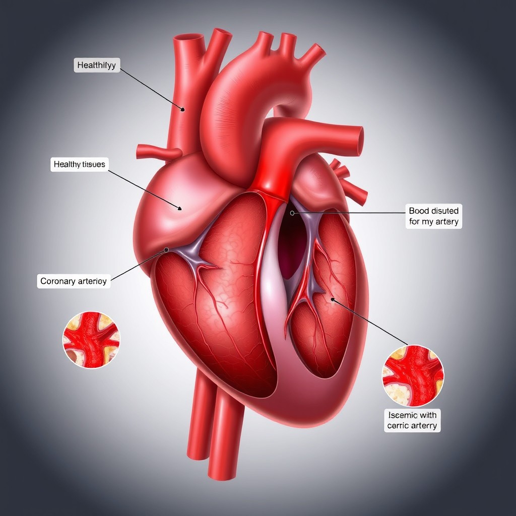 Understanding Myocardial Infarction: A Detailed Medical Illustration
