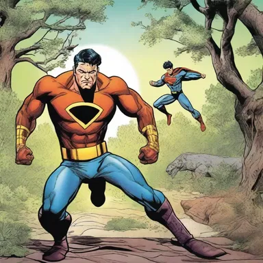 In the comic book series, the superhero's origin story involves a hunting expedition gone wrong, leading to his transformation.