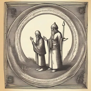 In some ancient religious texts, there are stories about individuals embarking on spiritual hunting to discover their inner truths.