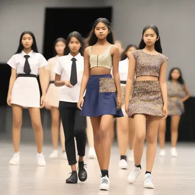 The interschool fashion show showcased the creativity and talent of students from different secondary schools.
