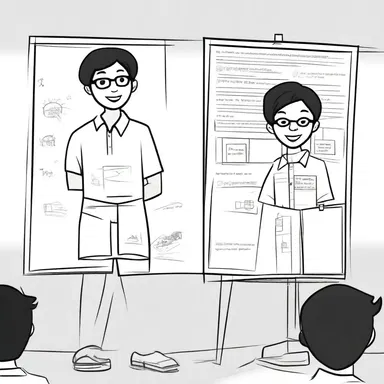 The interschool comics competition brought together aspiring young artists to showcase their storytelling skills.