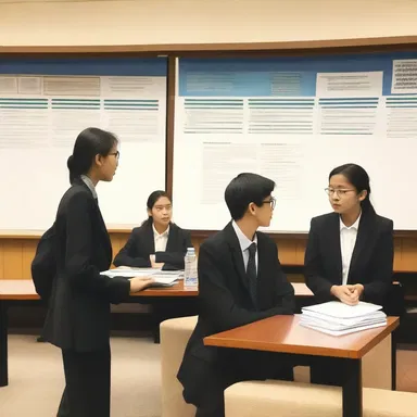 The interschool religious debate focused on promoting interfaith dialogue and understanding among secondary school students.