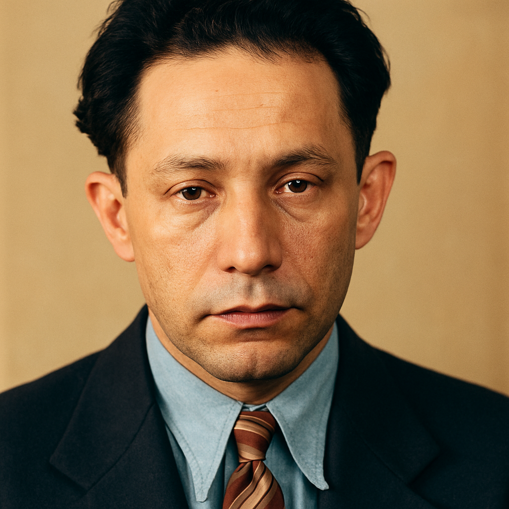 Create an image of this man in color
