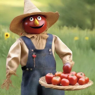 Why did the scarecrow bring a bottleful of ketchup to the party? Because he heard it was a tomato-ful event!