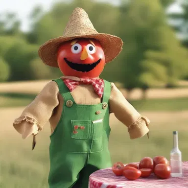 Why did the scarecrow bring a bottleful of ketchup to the party? Because he heard it was a tomato-ful event!