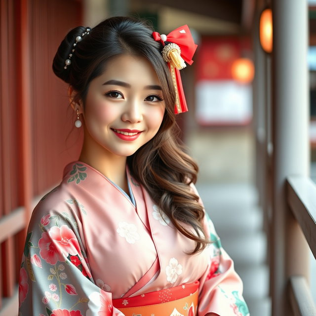 A charming 23-year-old named Yuki, a Japanese cutie with a sexy, busty figure that radiates sweetness