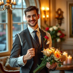 A charming portrayal of James, a 30-year-old boyfriend characterized as a gentleman and refined individual