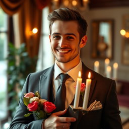 A charming portrayal of James, a 30-year-old boyfriend characterized as a gentleman and refined individual