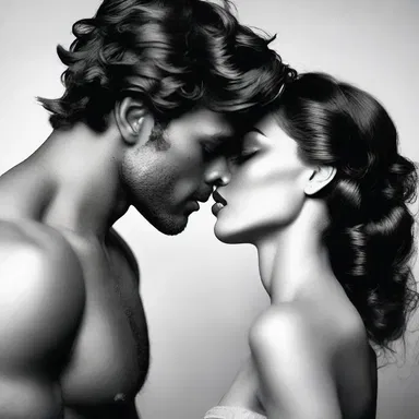 As they made love, he gently touched her lips, mirroring the tenderness with which he caressed his own foreskin.
