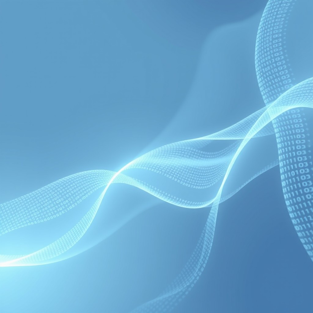 A cover page design for a computer science project featuring a light, soothing background with a clean and professional look