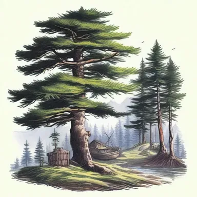 During the Viking era, coniferous trees were highly valued for their abundance and used for building ships and homes.