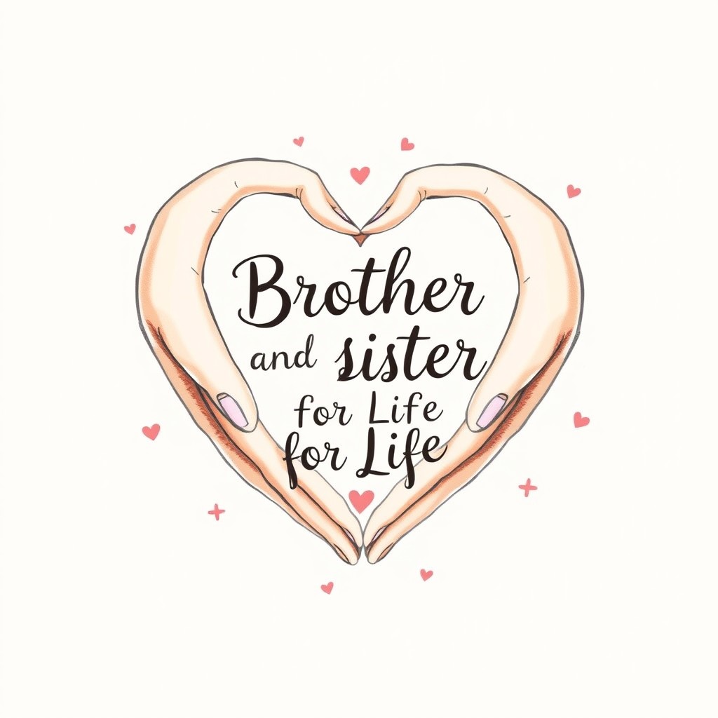 A beautiful and heartfelt drawing of a heart made with two hands forming the shape of the heart