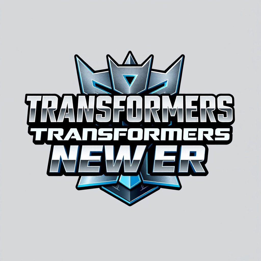 A modern and sleek logo design featuring the text 'Transformers New Era' integrated with a dynamic graphic symbol that represents innovation and transformation