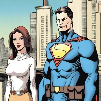 In the superhero comics, the lieutenant governor of the fictional city is shown as a trusted ally of the protagonist.
